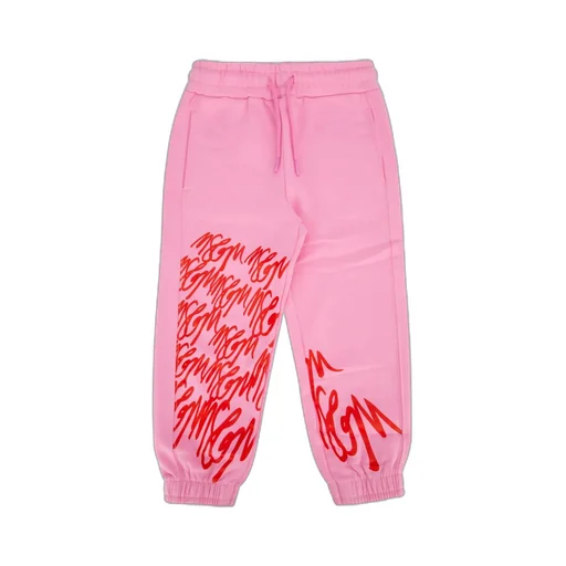 Logo Printed Drawstring Track Pants