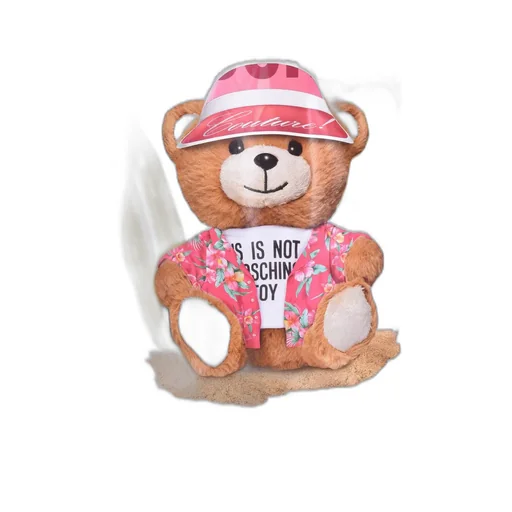 Teddy Bear Printed Crewneck T-Shirt