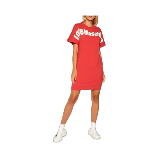 Round Neck Logo Dress