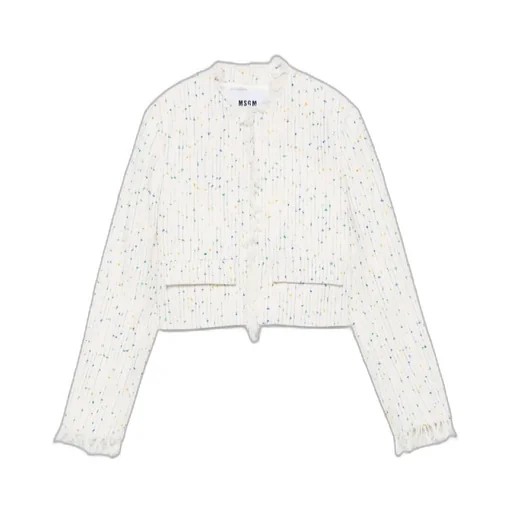 Frayed-Edge Jacket