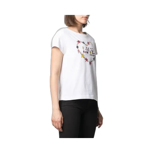 T-Shirt With Love Heart And Stars Graphic