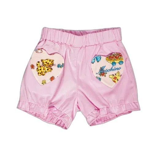 Logo Patch Cotton Shorts
