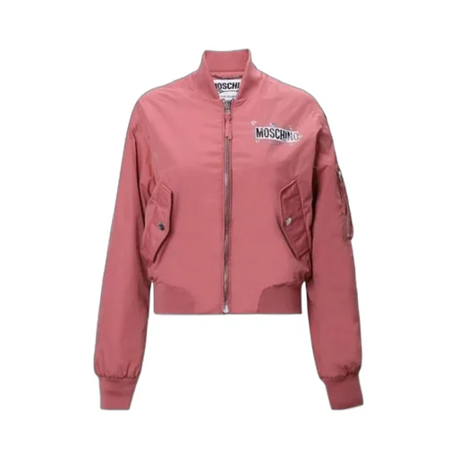 Bear Print Logo Casual Jacket