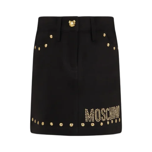 Sequin Logo Skirt