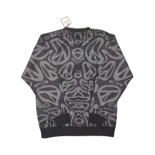Printed Round-Neck Sweater