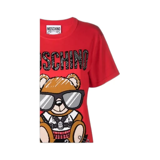 Teddy Print T-Shirt Dress