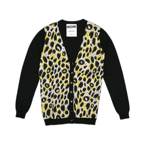 Leopard Knitted Cardigan