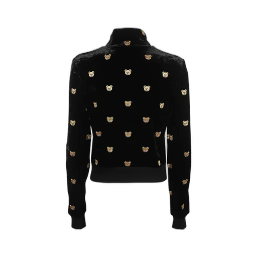 Bear Print Track Jacket