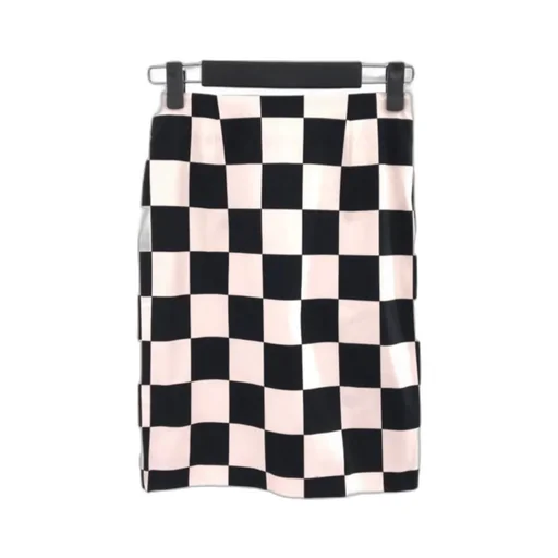 Checked Skirt