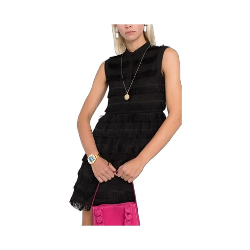 Tassel-Rimmed Sleeveless Dress