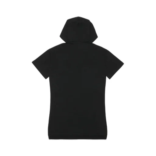 Teddy Bear Print Hooded Dress