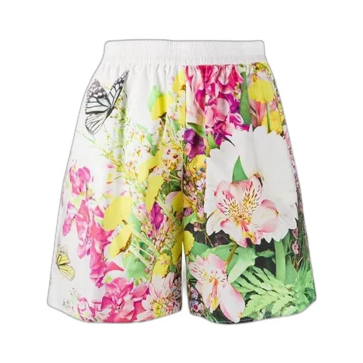 Floral Printed Wide-Legged Shorts