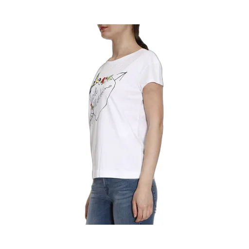 Round Collar Logo T-Shirt