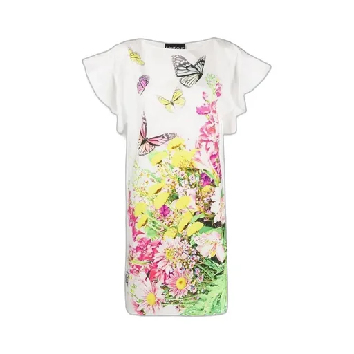 Floral Printed Straight-Tube Dress