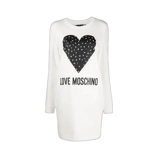 Logo-Print Sweatshirt Dress