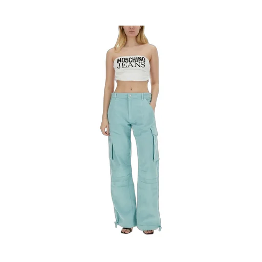 Multi-Pocket Button Casual Pants