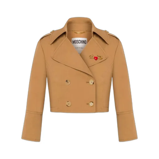 Cropped Double-Breasted Jacket