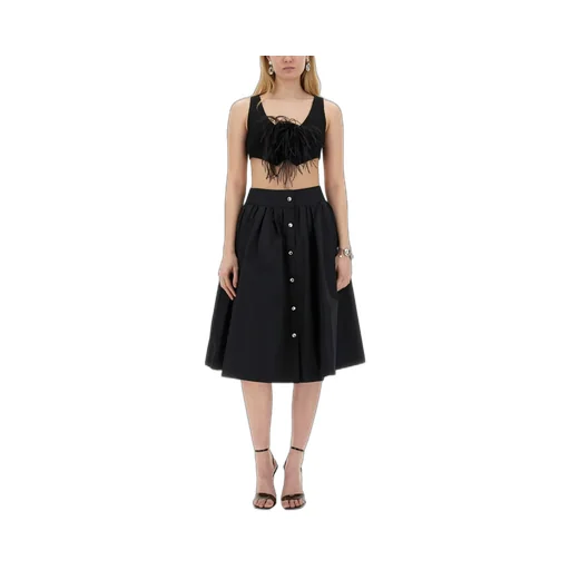 Logo Logo Pleated Skirt