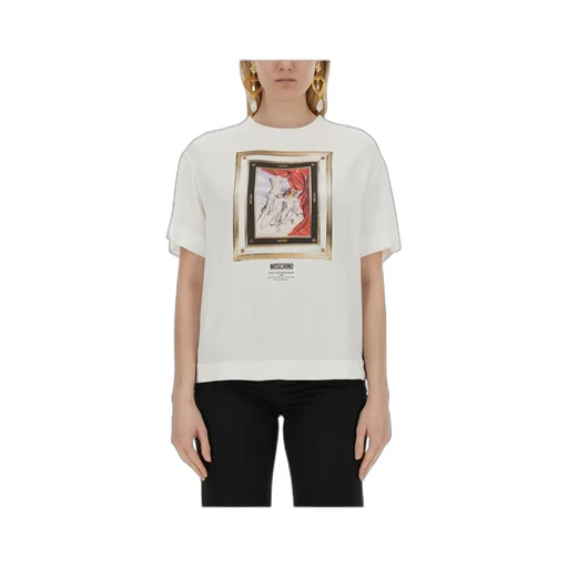 T-Shirt With Round Neck And Short Sleeves