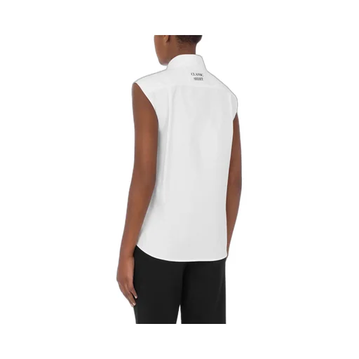 Pintuck Detailed Curved Hem Shirt