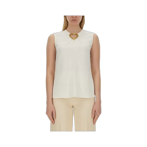 Heart-Shaped Decal Blouse