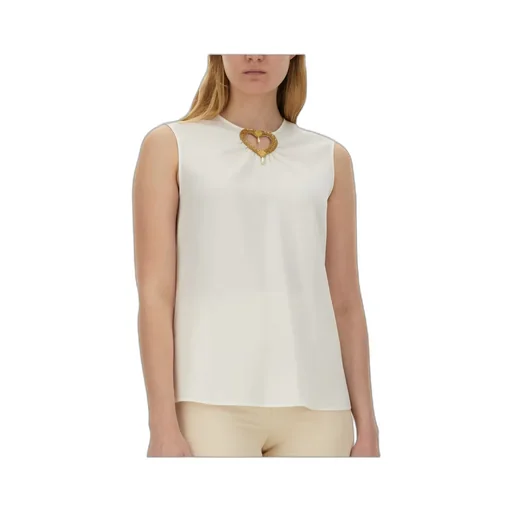 Heart-Shaped Decal Blouse