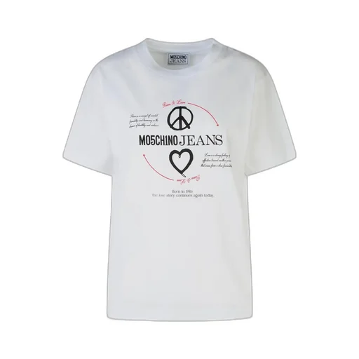 Jeans Logo Printed Crewneck T-Shirt