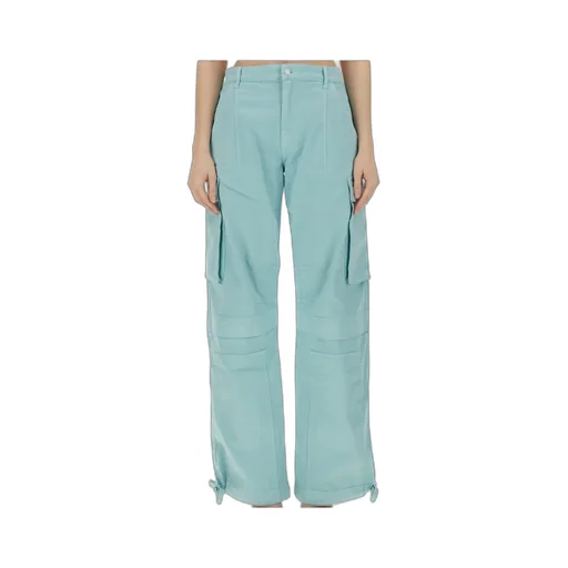 Multi-Pocket Button Casual Pants