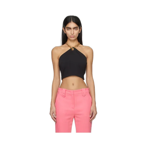Chain-Link Cropped Top