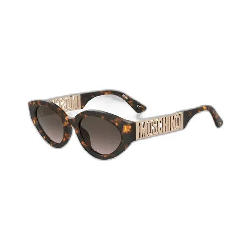 Oval Frame Logo Sunglasses
