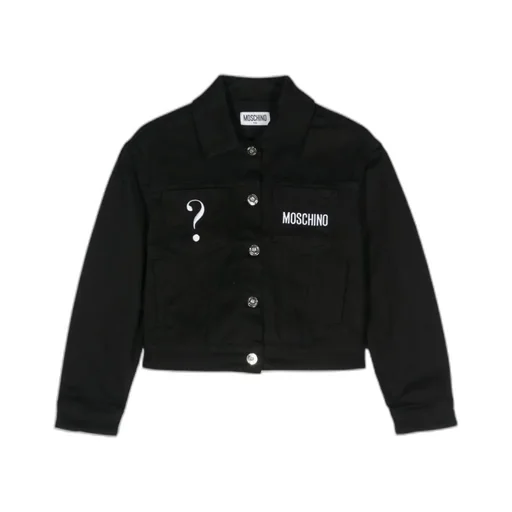Logo-Embroidered Denim Jacket