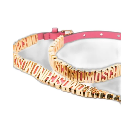 Logo-Lettering Leather Belt