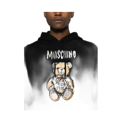 Teddy Bear Print Hoodie