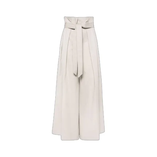 Pleated Wide Trousers