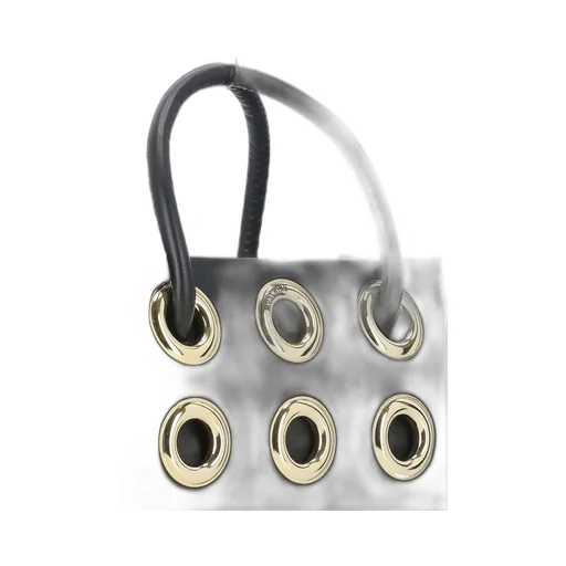 Logo Eyelet Shoulder Bag
