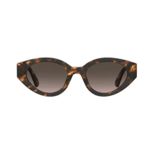 Oval Frame Logo Sunglasses