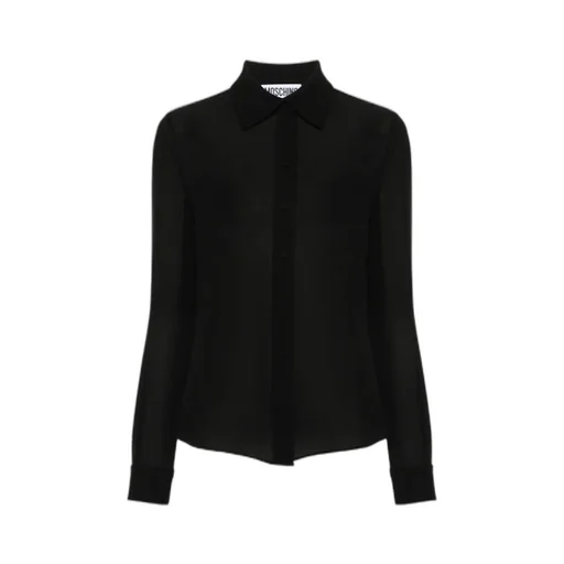 Long-Sleeved Silk Shirt
