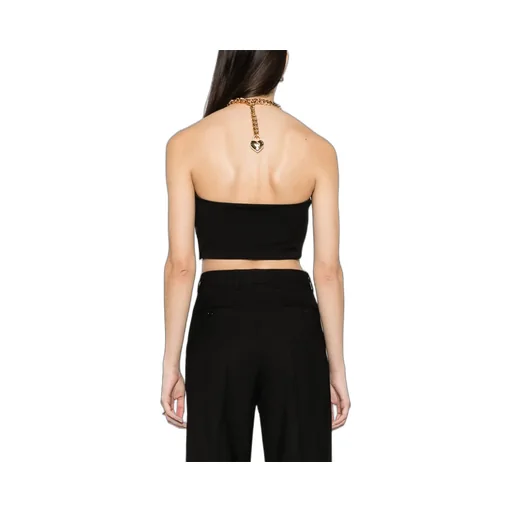 Chain-Link Cropped Top