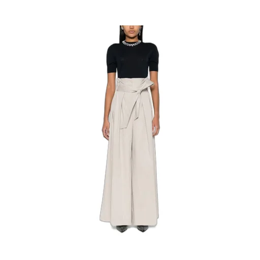 Pleated Wide Trousers