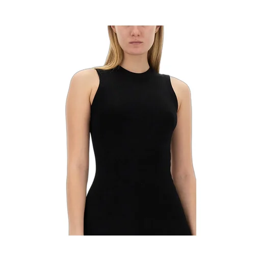 Round Collar Button Dress