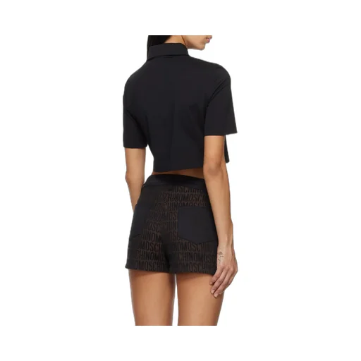 Cropped Polo Shirt