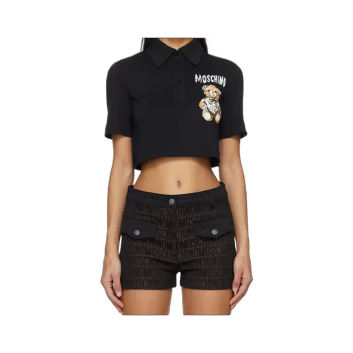 Cropped Polo Shirt