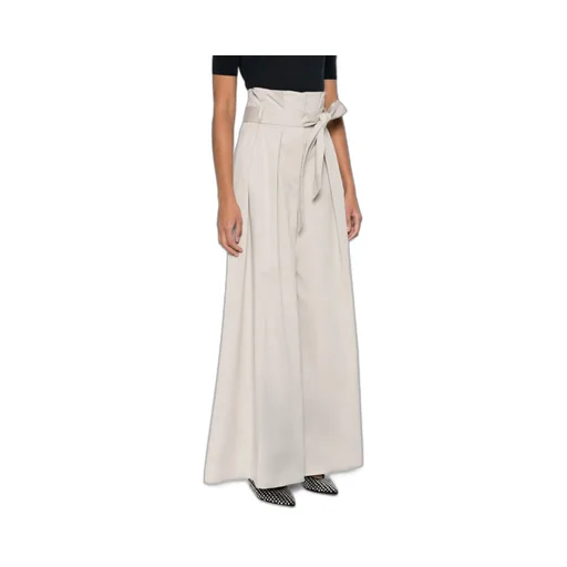 Pleated Wide Trousers