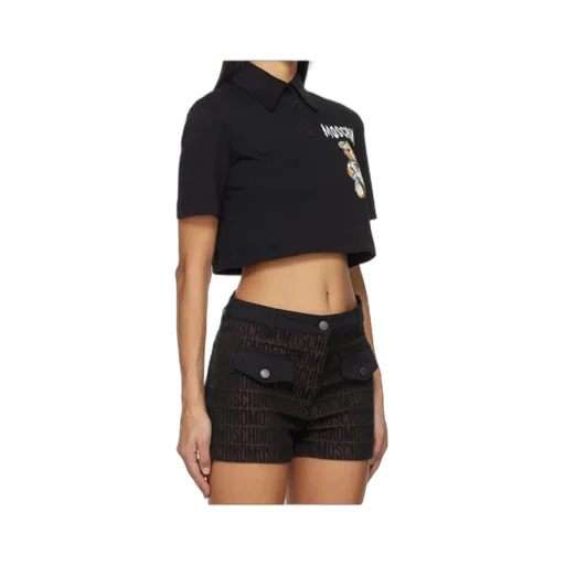 Cropped Polo Shirt
