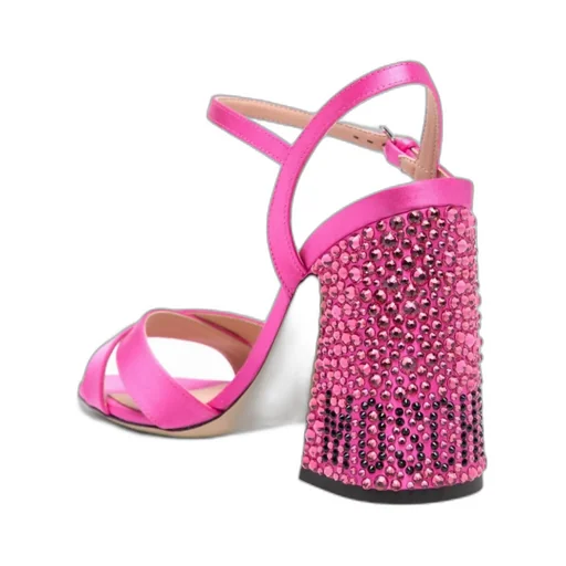 105Mm Crystal-Embellished Sandals