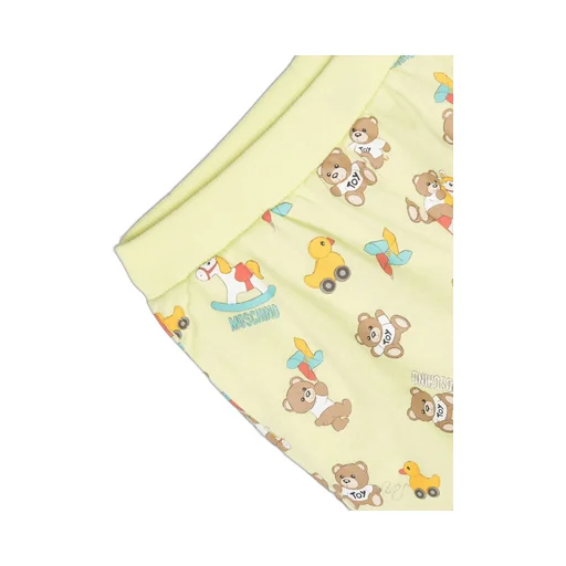 Teddy Bear-Motif Shorts Set