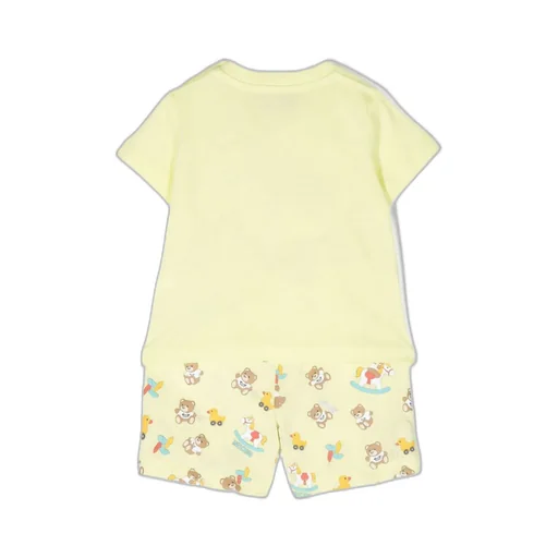 Teddy Bear-Motif Shorts Set