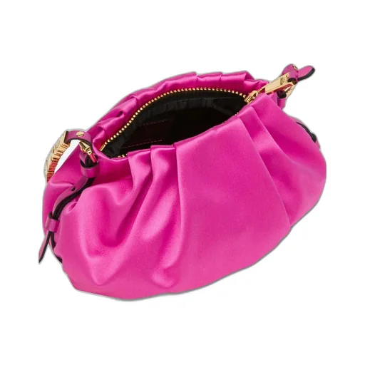 Logo-Embellished Zipped Shoulder Bag