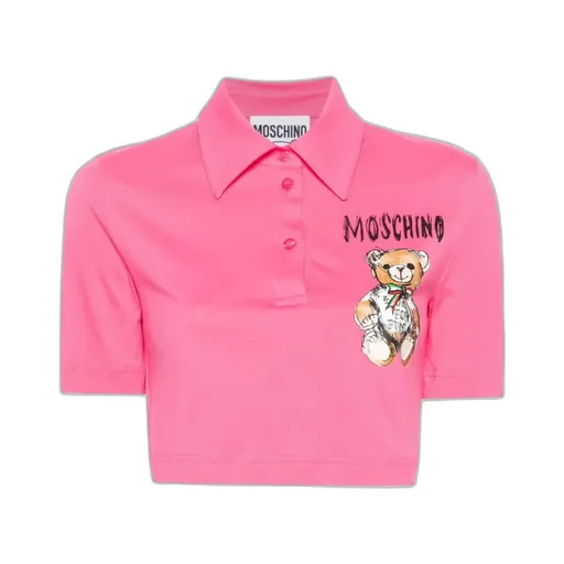 Teddy Bear Cropped Polo Shirt