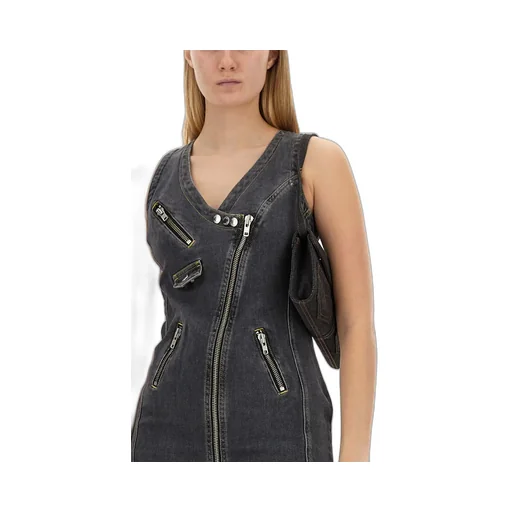 Sleeveless Denim Dress